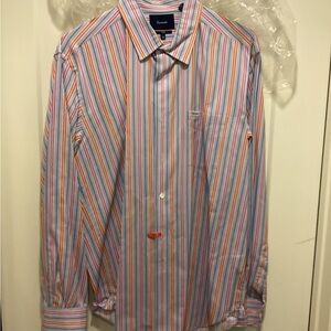 Faconnable Multicolor Striped Button Down Shirt